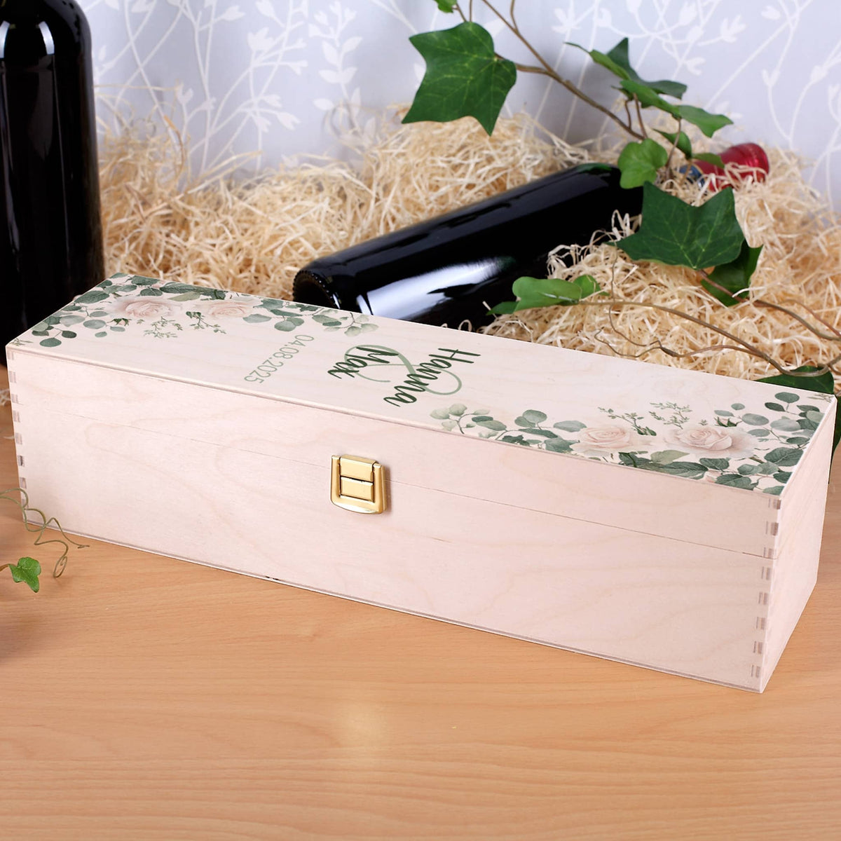 Weinverpackung als Geschenk