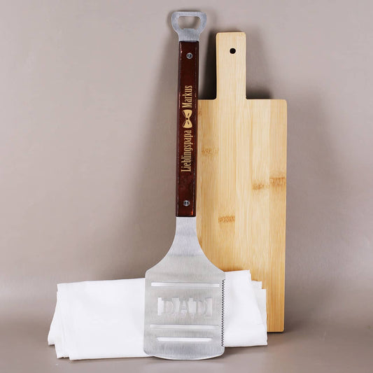 Cooler Pfannenwender mit persönlicher Gravur