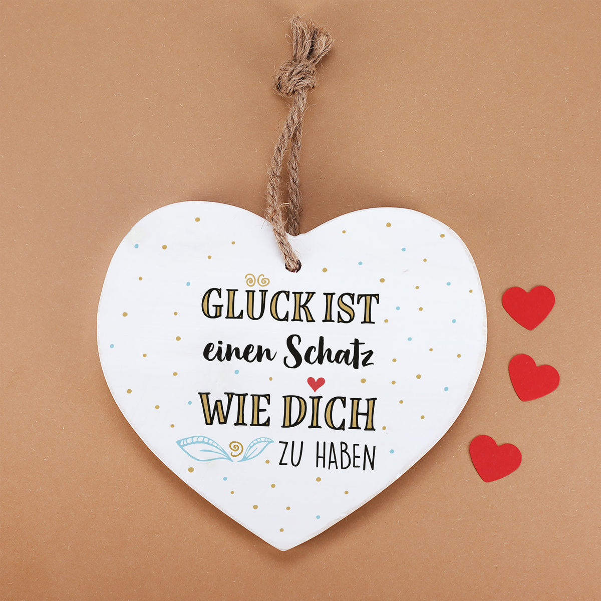 Personalisierbares Holzherz – Geschenk mit Wunschtext für besondere Menschen