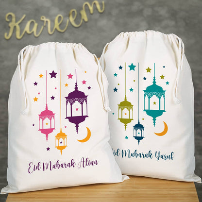 Eid Geschenksack mit Name & Text personalisiert