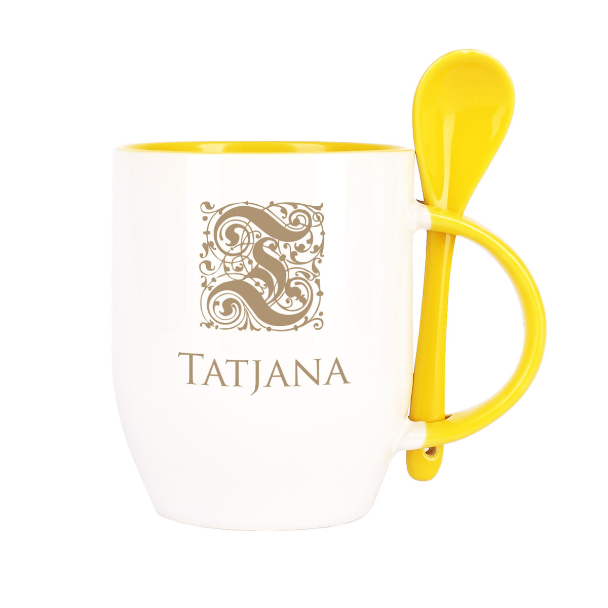 Tasse mit Monogramm