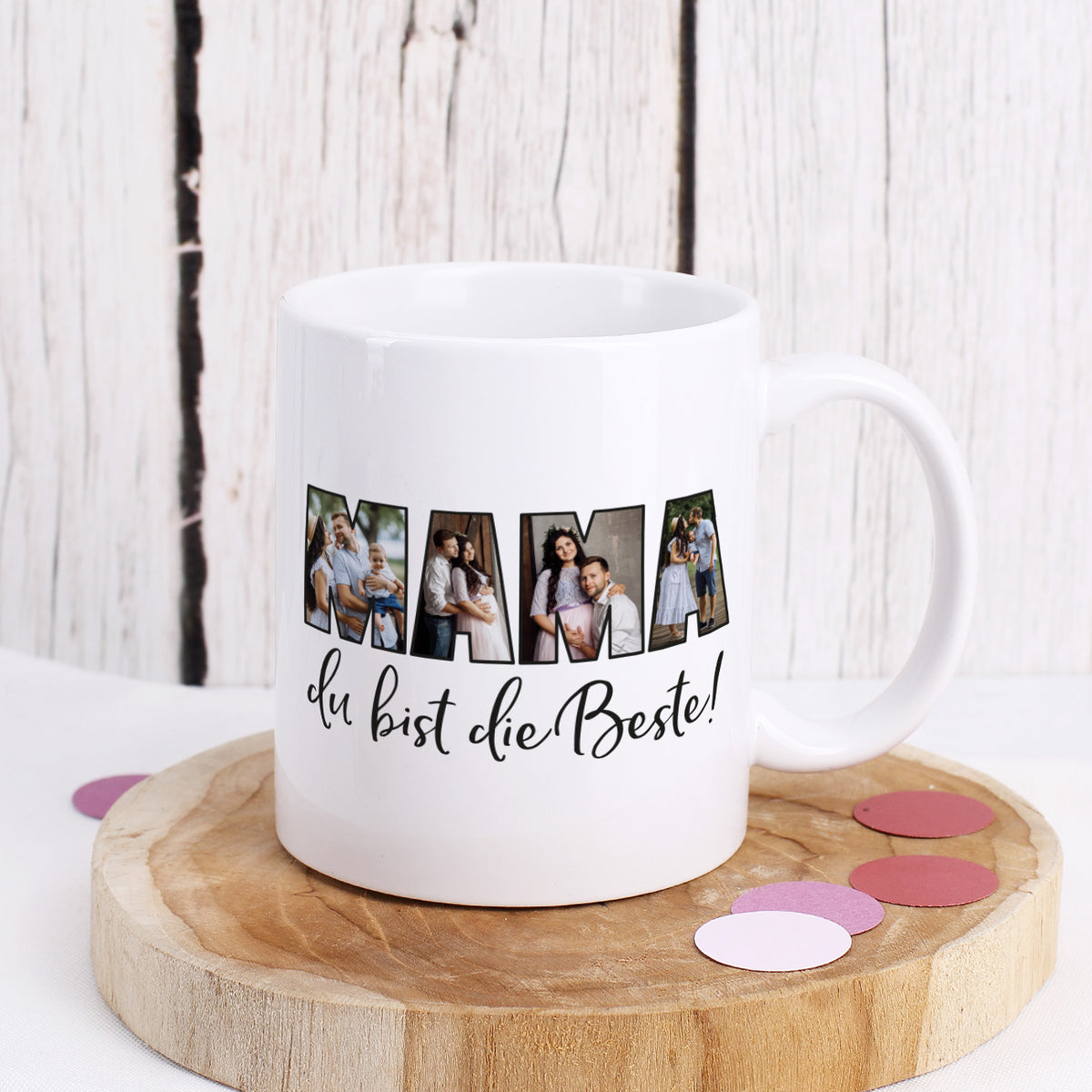 Fototasse - Mama du bist die Beste!