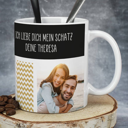 Text und Fotos personalisiert
