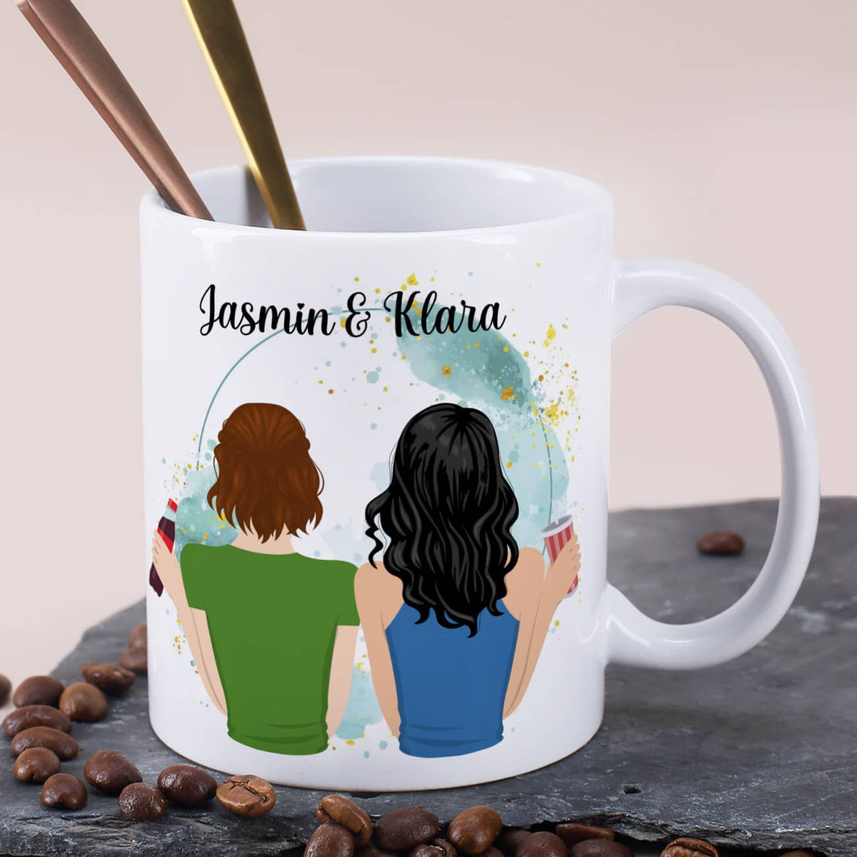 Beste Freundinnen Tasse zum gestalten