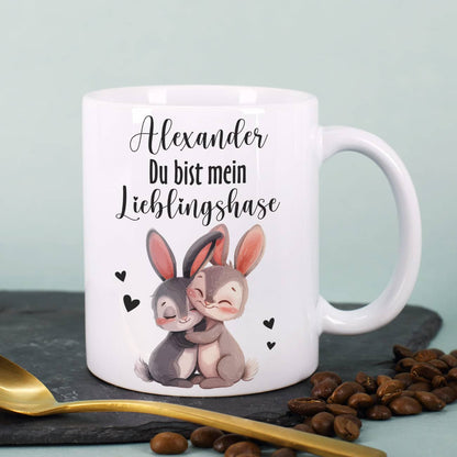 Tasse zu Ostern personalisiert mit Name nach Wunsch