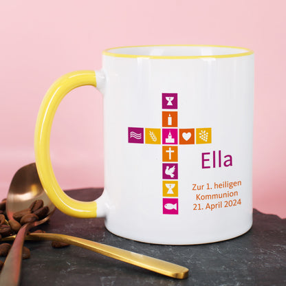 Tasse Mädchen Taufe, Kommunion, Konfirmation 