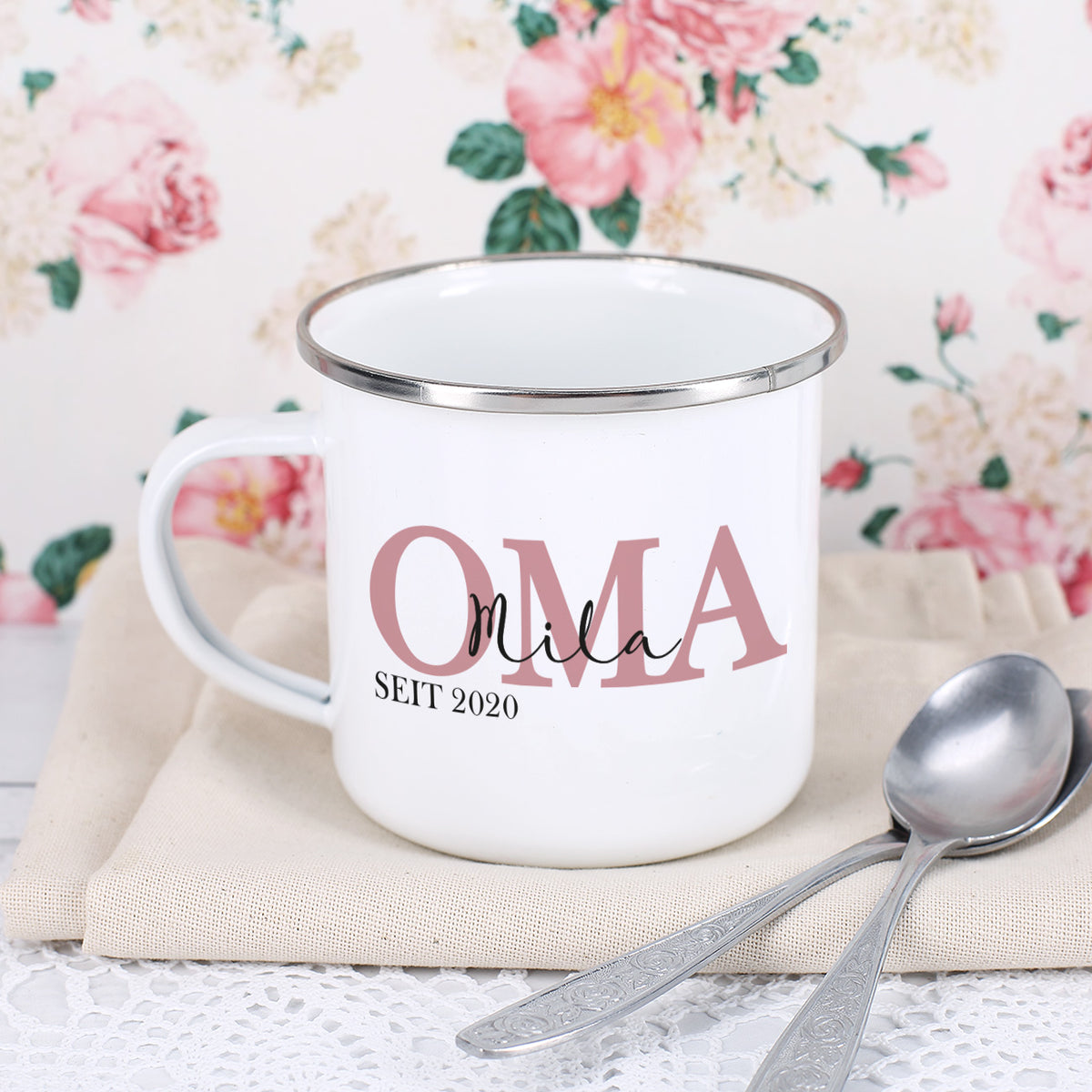 Wunderschöne Tasse für die Oma zum Muttertag