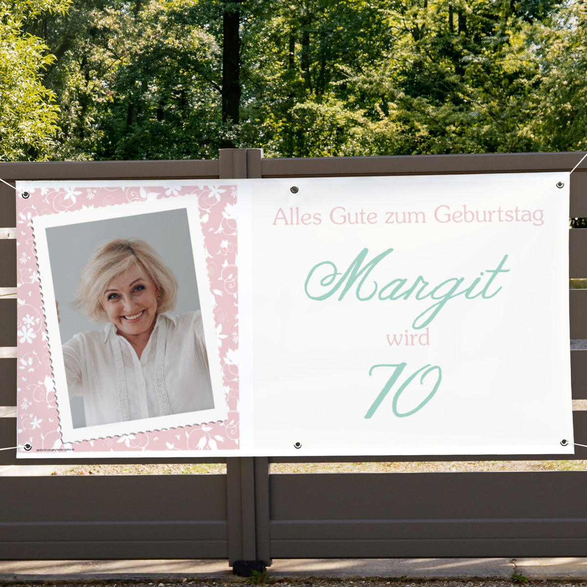 XXL Banner für Frauen - Geburtstag mit Foto