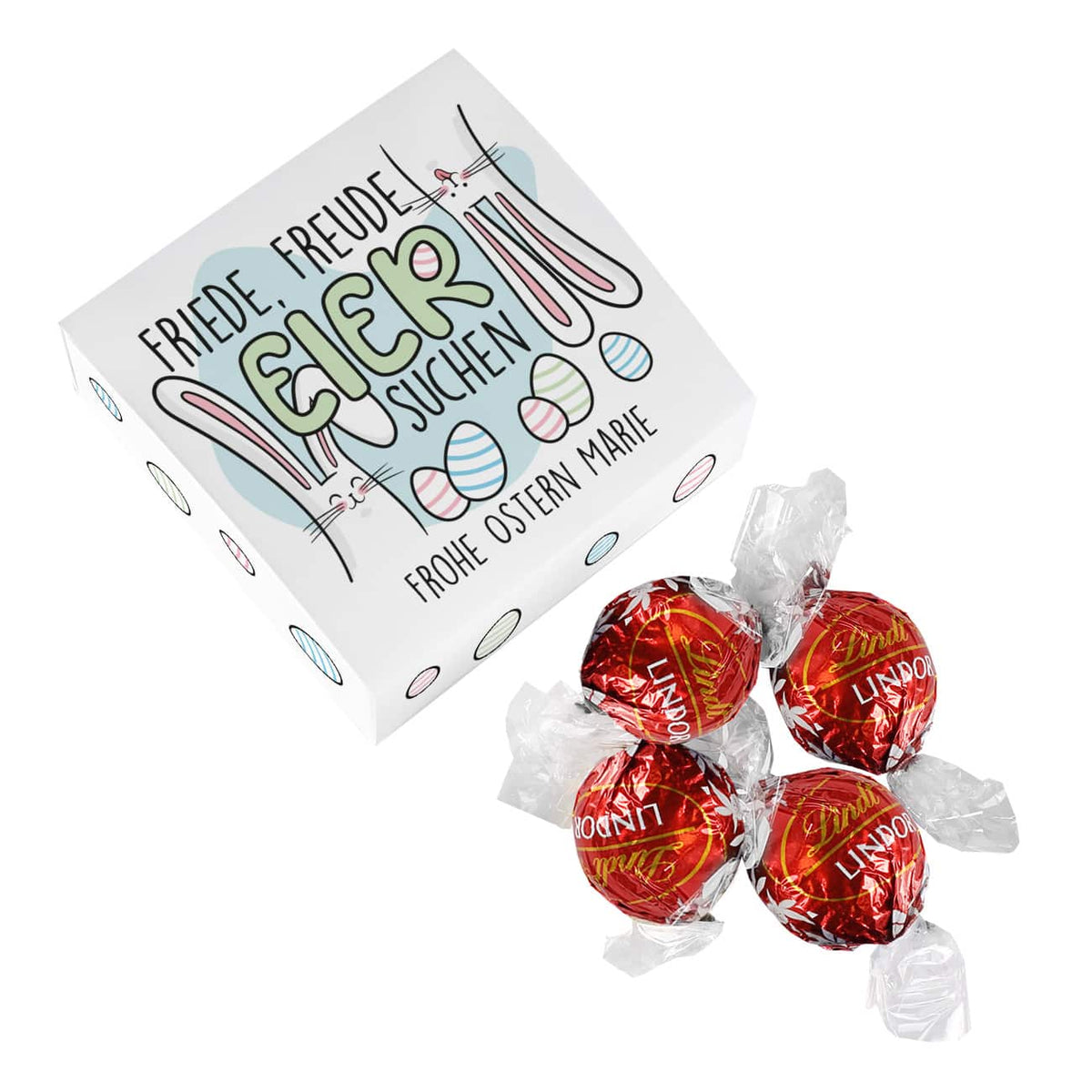 Personalisierte Schokolade zu Ostern