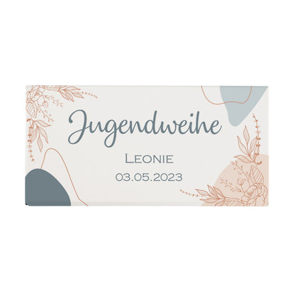 100g Schokoladentafel zur Jugendweihe