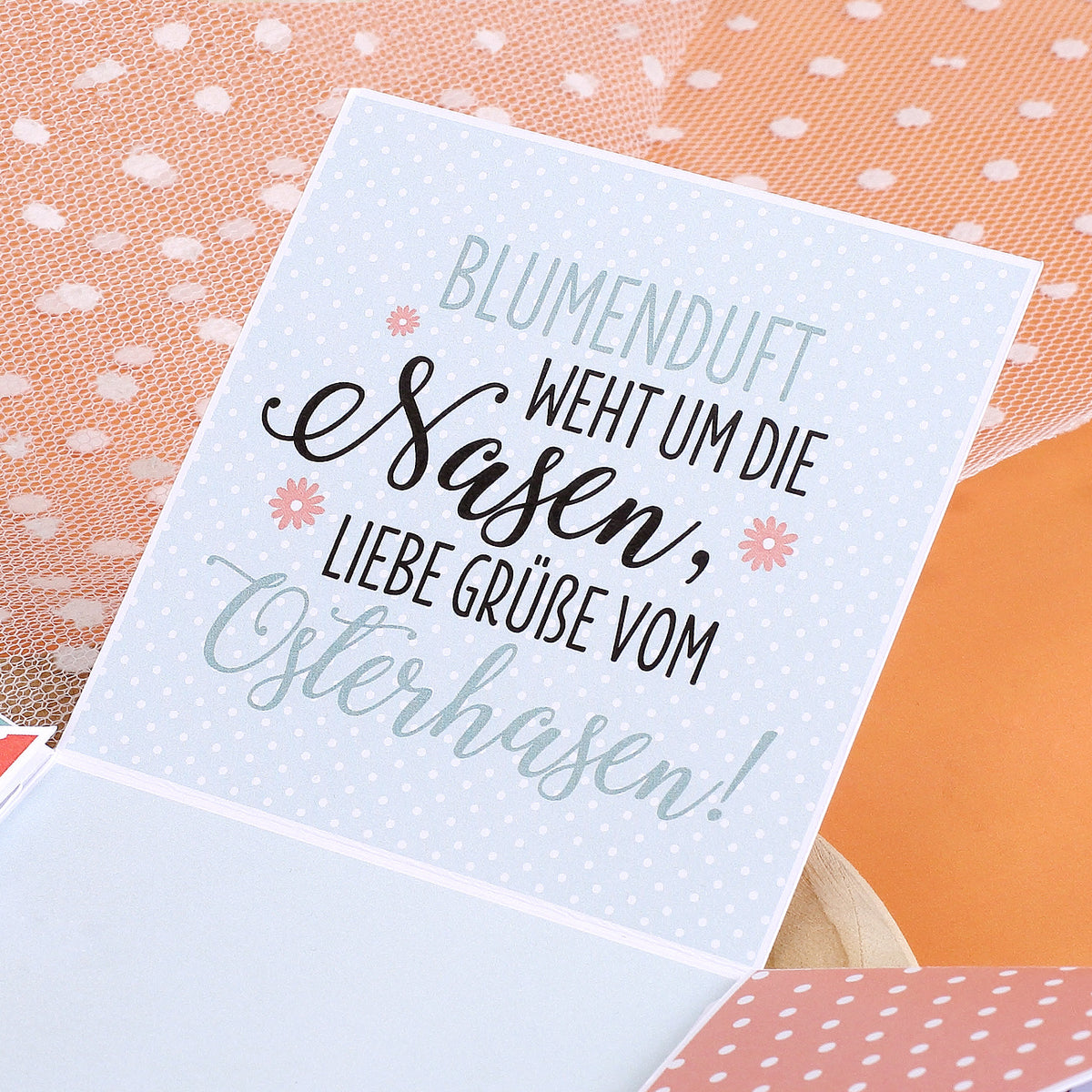 Überraschungsbox zu Ostern mit niedlichem Osterhasen und Ihrem Wunschnamen