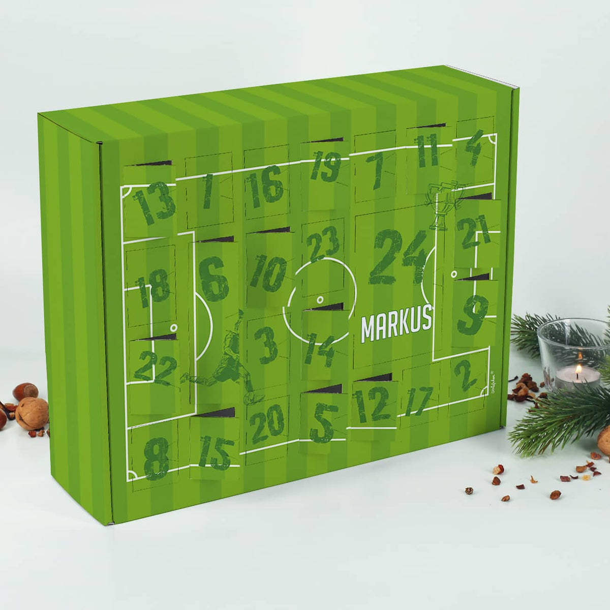Fußball Adventskalender zum selber Füllen