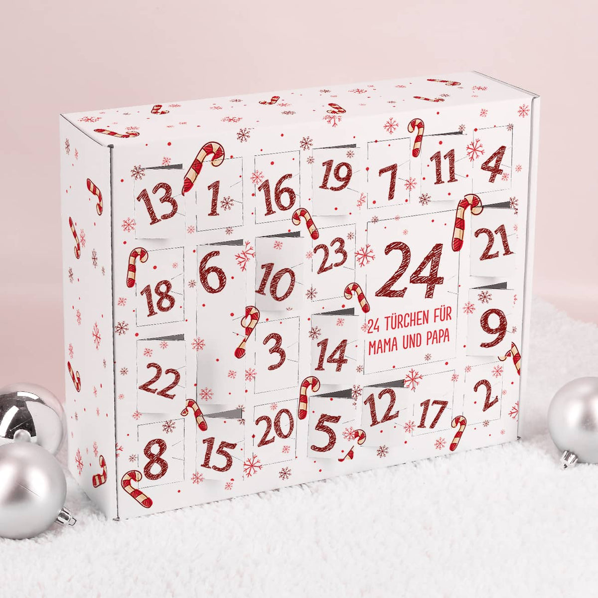 Adventskalender zum selbst befüllen