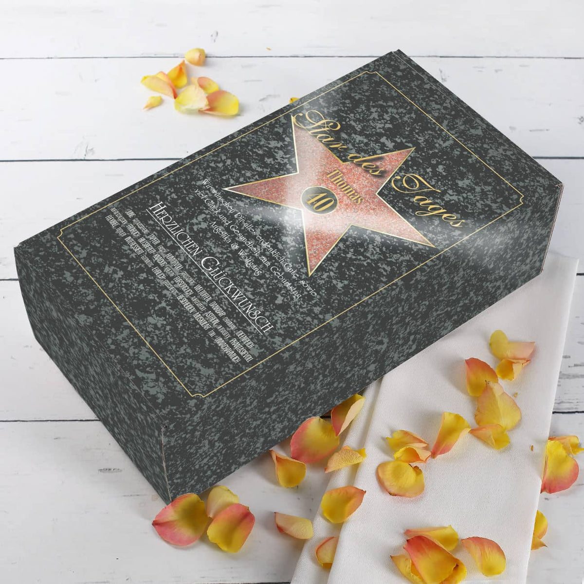 Geschenkbox für die Star des Tages