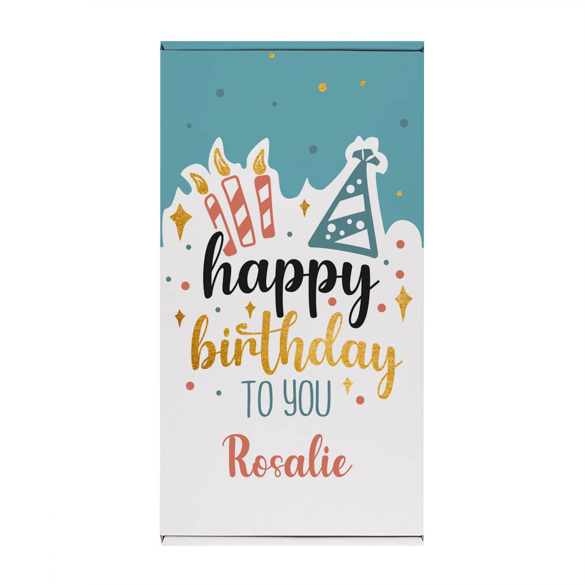 Tolle Geschenkbox - Happy Birthday to you - zum Geburtstag mit Ihrem Wunschnamen gestaltet