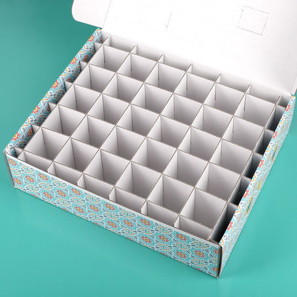 Innenansicht des DIY Kalender zum Ramadan zum selbst Befüllen mit 30 Fächern