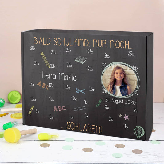 Countdown Kalender zur Einschulung