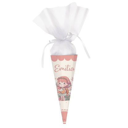 Zuckertüte mit niedlichem Feenmotiv und Personalisierung