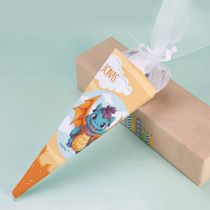 Personalisierte Zuckertüte zur Einschulung