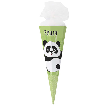 Zuckertüte mit Panda und Name