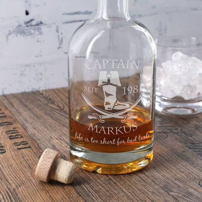 Rum Karaffe mit persönlicher Gravur