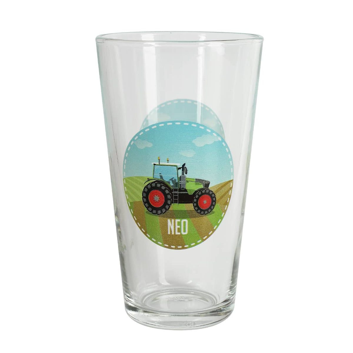 Trinkglas mit Wunschnamen bedruckt