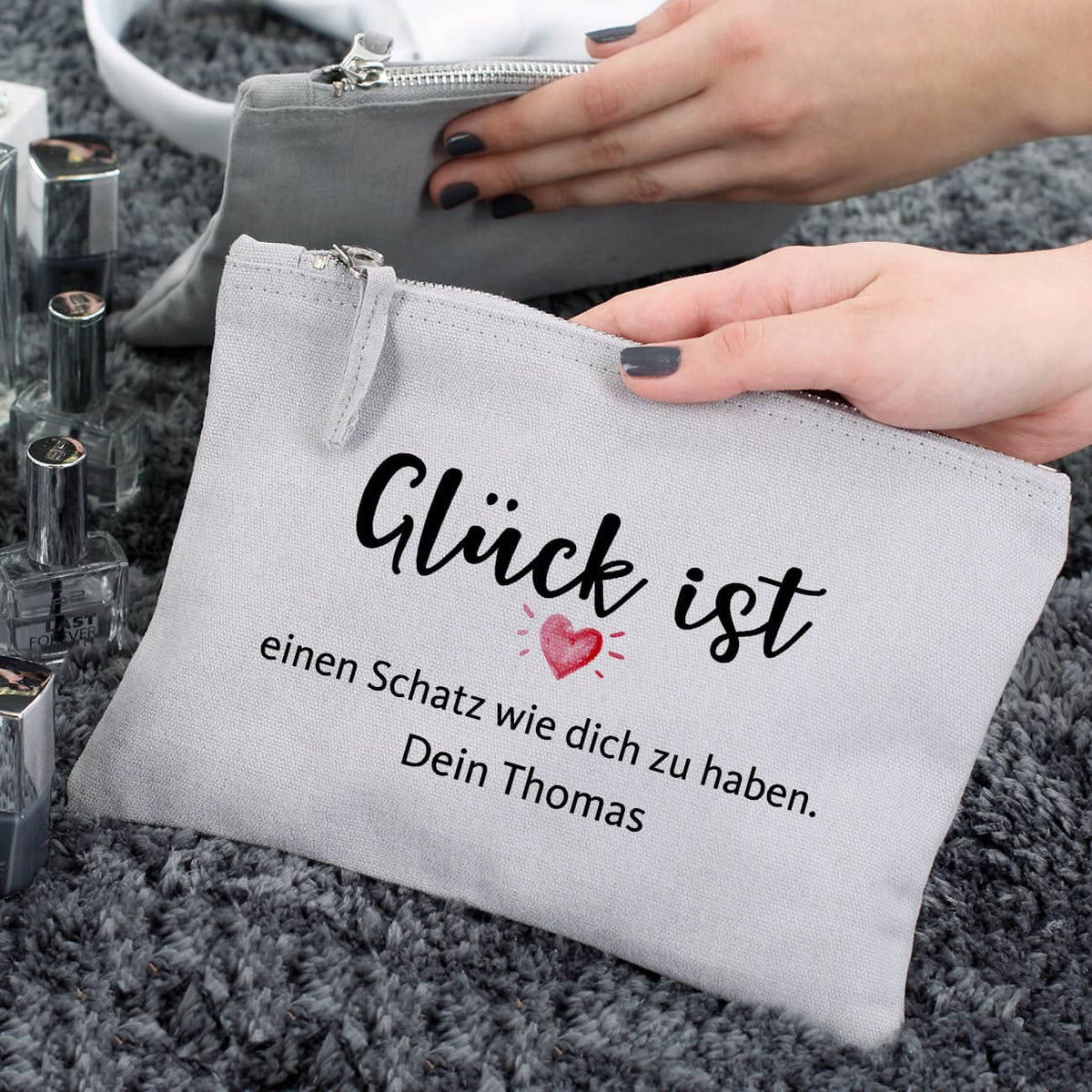 Glück ist... Beautycase zum Valentinstag