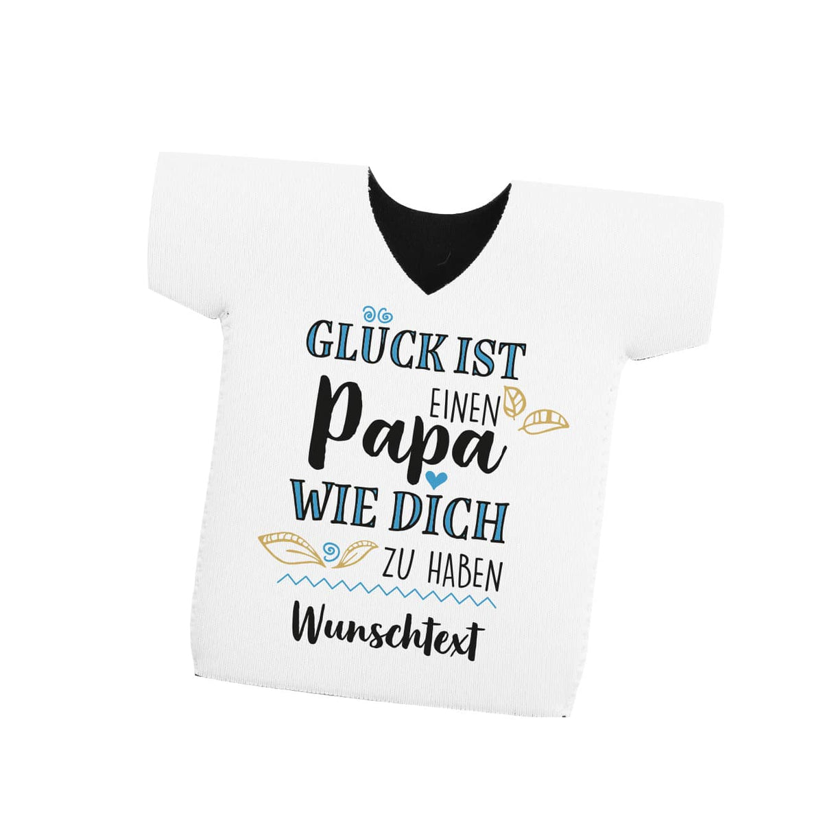 Mit Spruch zum Vater und Ihrem Text