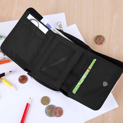 geräumige Kindergeldbörse mit Platz für Geld, Visitenkarten, Fahrkarten und Bilder