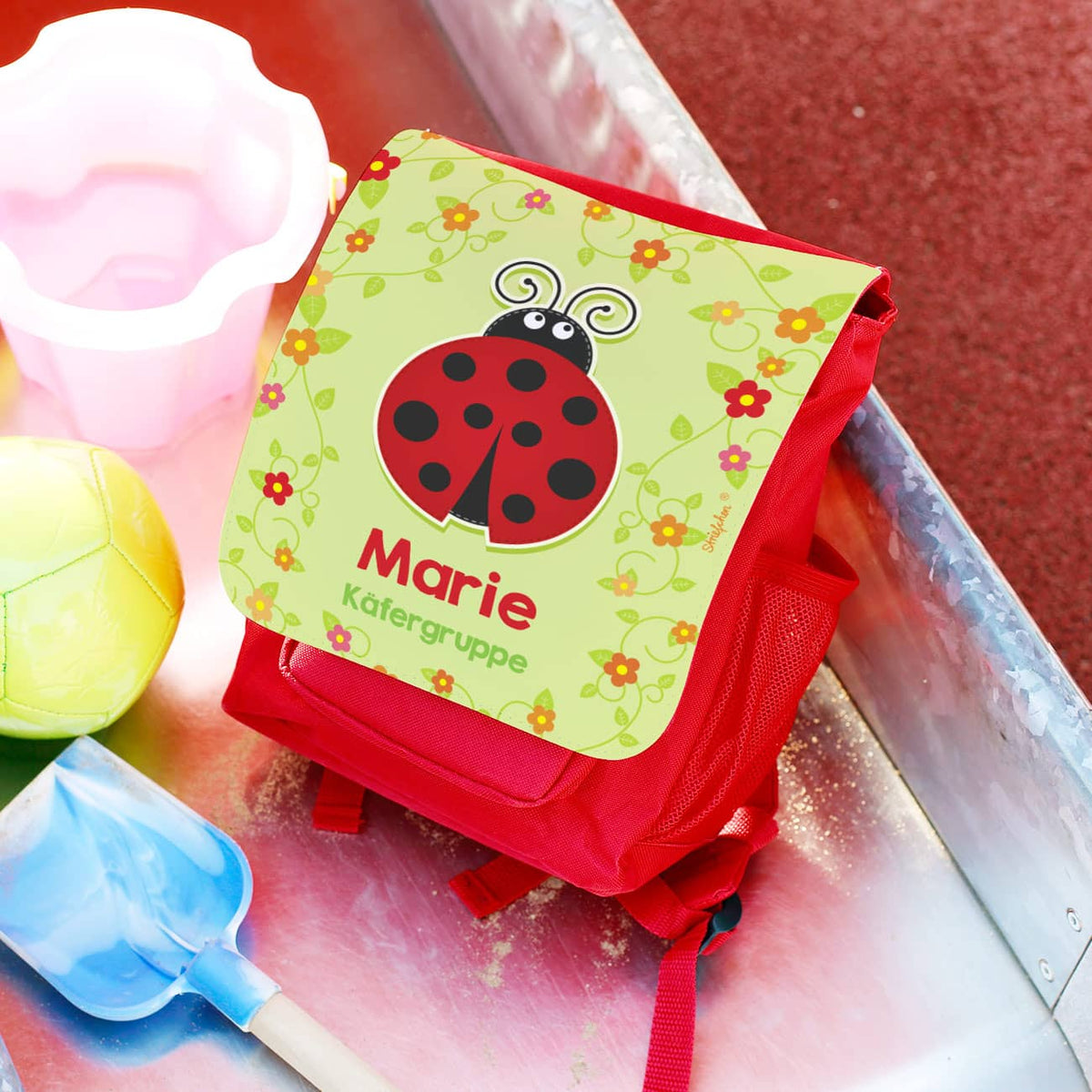 Kinderrucksack bedruckt mit Name des Kindes