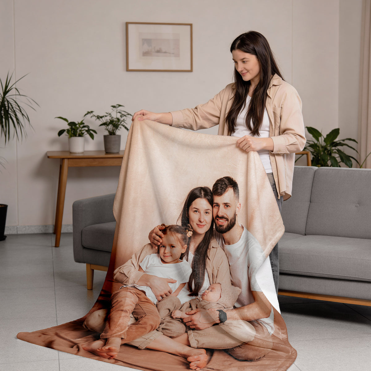 XXL Foto-Decke mit persönlichem Foto