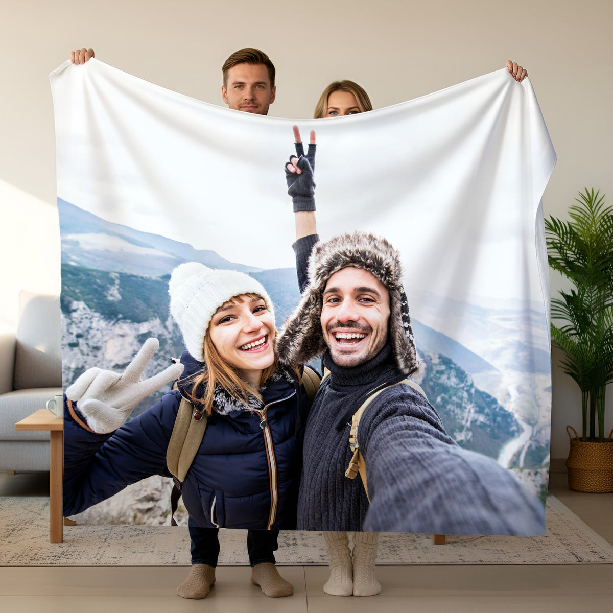 Große Foto-Decke mit individuellem Design – Ideal als Geschenk
