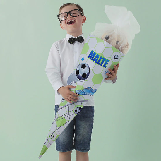 Schultüten Junge XL Fußball Motiv 3D Optik