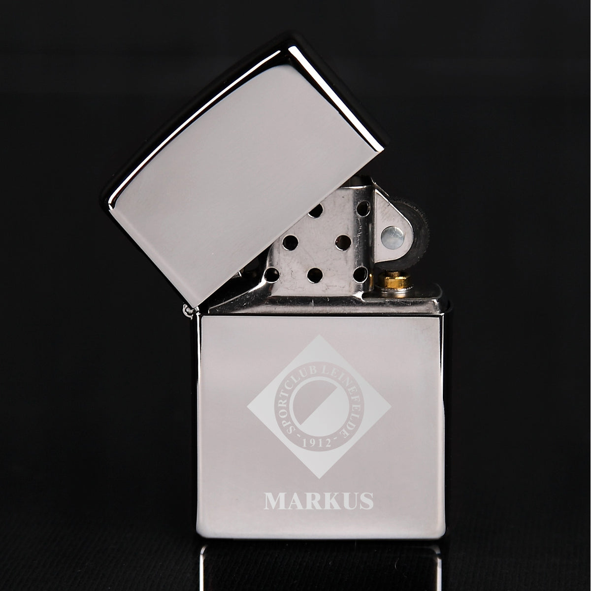 SC Leinefelde 1912 Zippo Feuerzeug mit Namensgravur