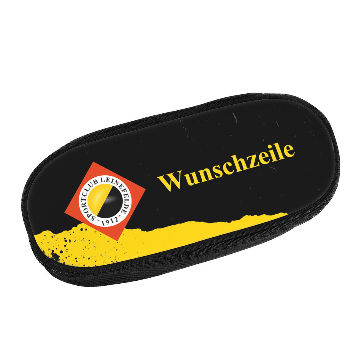 Stiftebox mit SC Leinefelde Logo und Wunschzeile