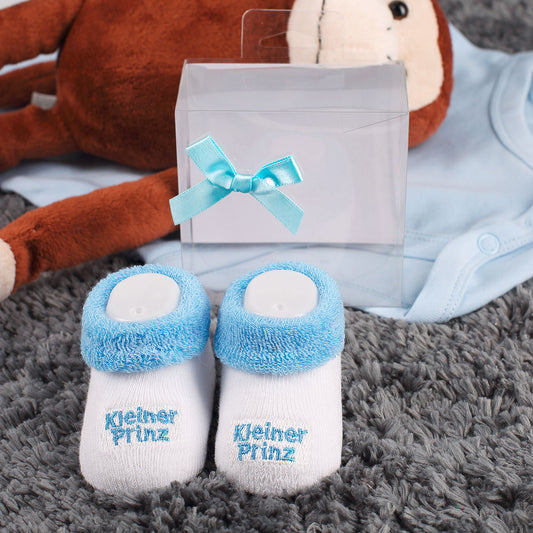 Babys erste Söckchen - Kleiner Prinz in blau