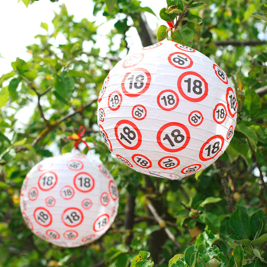 Deko zum 18. Geburtstag